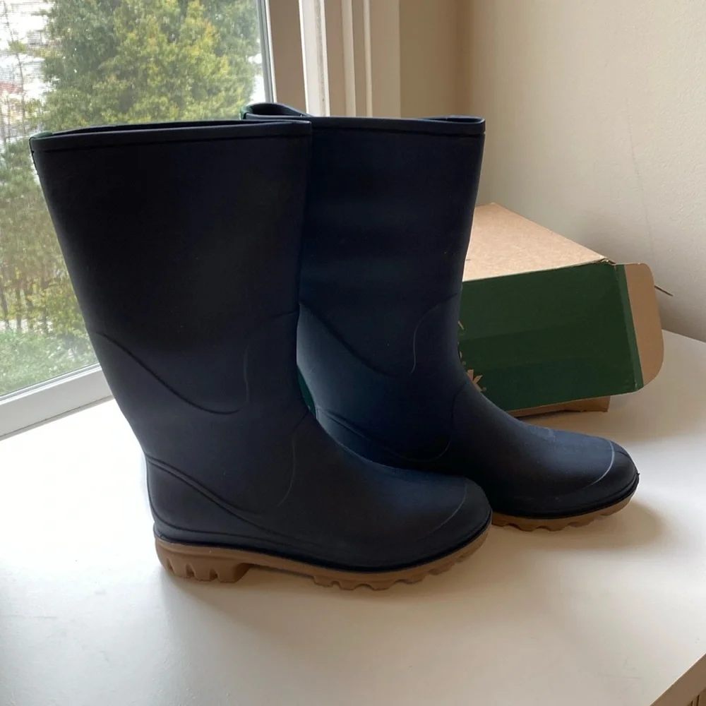 NIB Kamik Miranda Navy Women’s Rain Boots & NWT